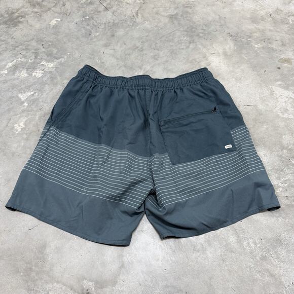 Vuori Shorts Mens Medium Blue Gray 6” Inseam Lined Running Training 4 Stretch - Picture 8 of 9